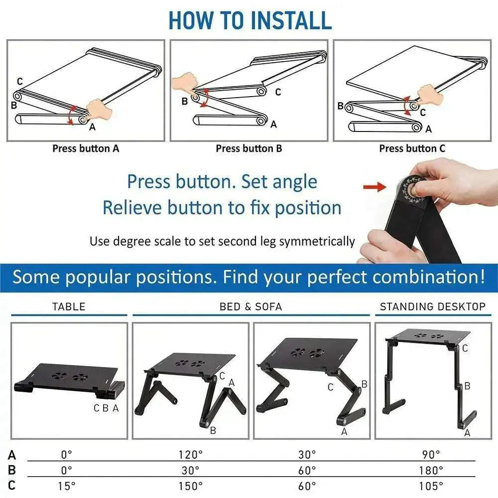 Two-Fan-Laptop-Desks-Portable-Adjustable-Foldable-Laptop-Notebook-Lap-PC-Folding-Desk-Table-Vented-Stand-Bed-Tray-GreatEagleInc-317740454