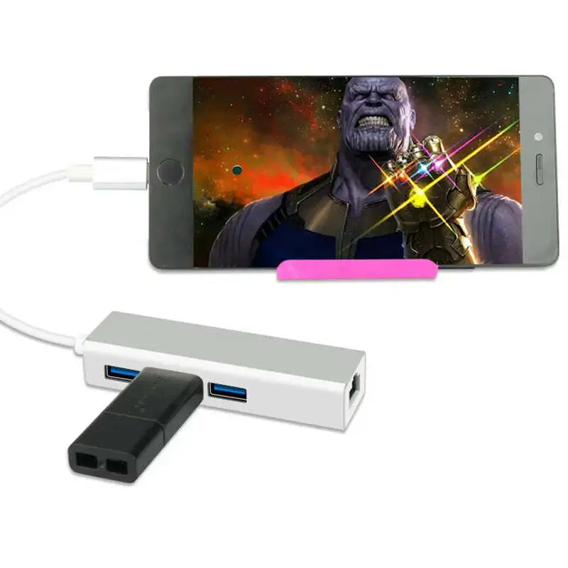 USB-Ethernet-USB-Hub-to-RJ45-Lan-Network-Card-10-100-Mbps-USB-2.0-3.0-Hub-Ethernet-Adapter-for-Mac-iOS-Laptop-PC-Windows-GreatEagleInc-334080875