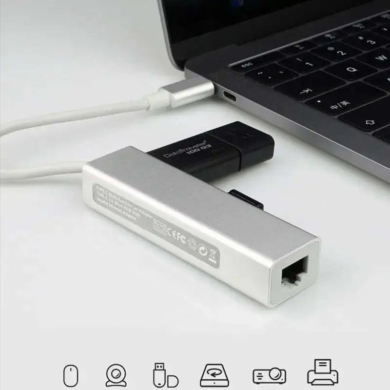 USB-Ethernet-USB-Hub-to-RJ45-Lan-Network-Card-10-100-Mbps-USB-2.0-3.0-Hub-Ethernet-Adapter-for-Mac-iOS-Laptop-PC-Windows-GreatEagleInc-334080987