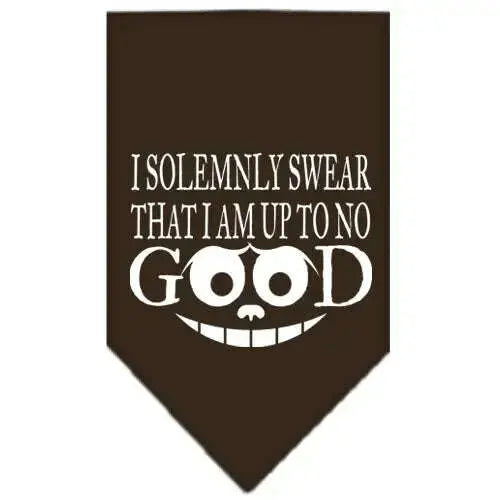 Up-To-No-Good-Screen-Print-Bandana-Cocoa-Large-GreatEagleInc-319209551