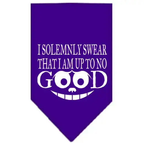 Up-To-No-Good-Screen-Print-Bandana-Purple-Large-GreatEagleInc-319209434