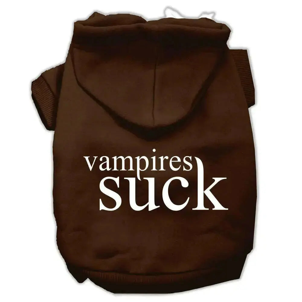 Vampires-Suck-Screen-Print-Pet-Hoodies-Brown-Size-Med-GreatEagleInc-319457974