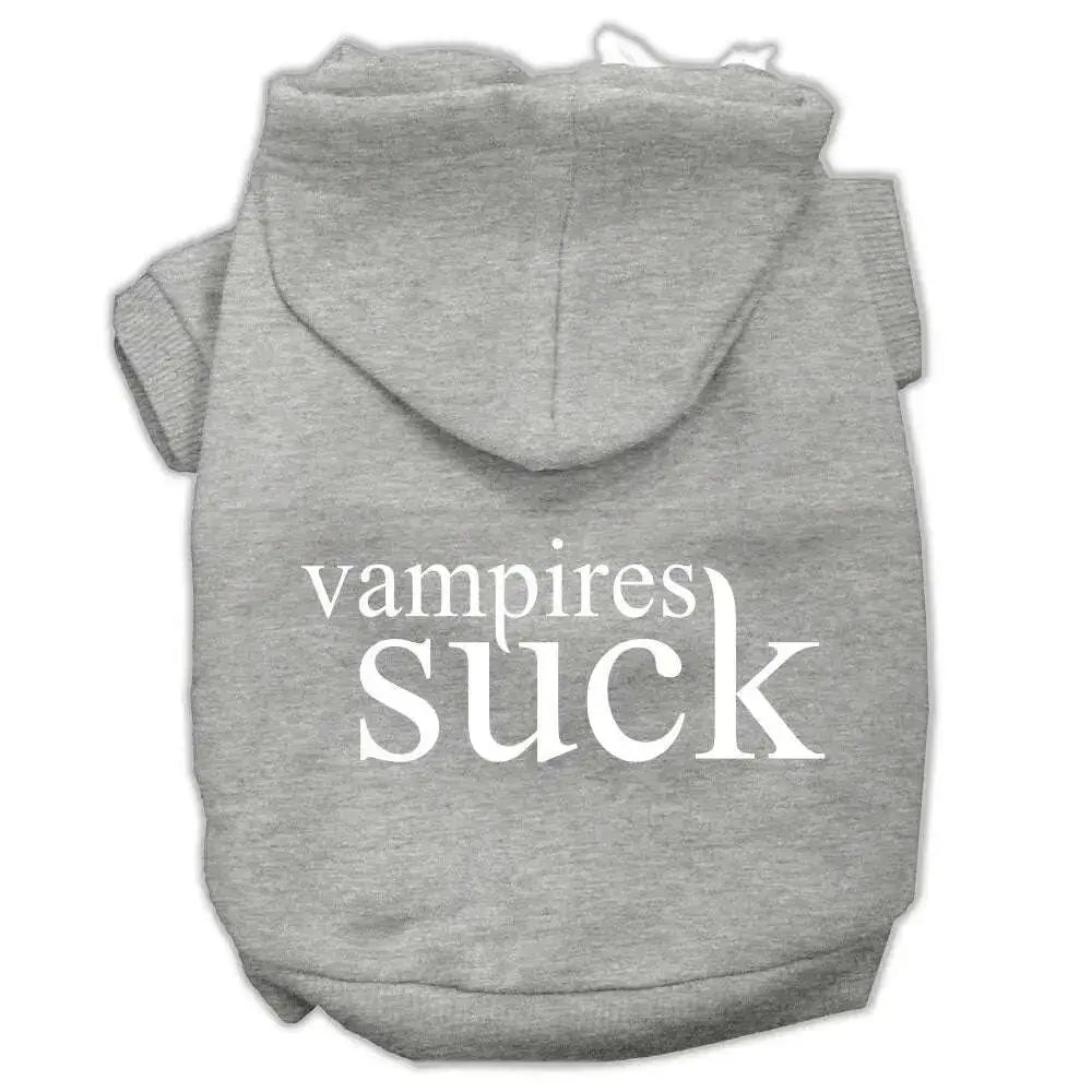 Vampires-Suck-Screen-Print-Pet-Hoodies-Grey-Size-Xl-GreatEagleInc-319456440
