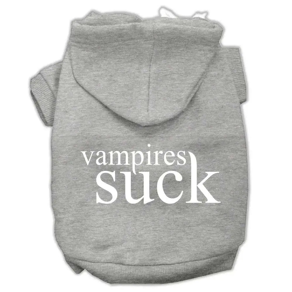 Vampires-Suck-Screen-Print-Pet-Hoodies-Grey-Size-Xs-GreatEagleInc-319455557