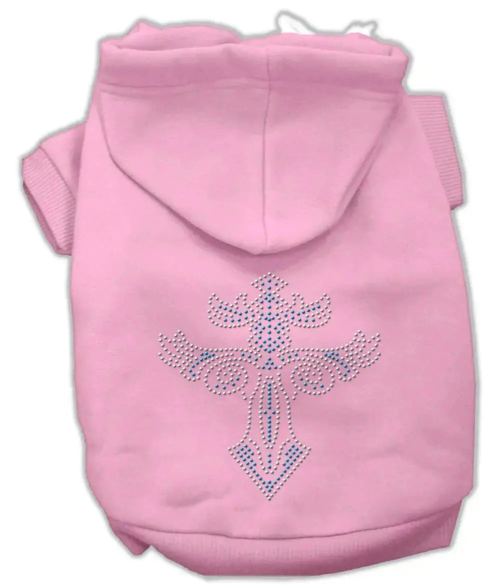 Warrior_s-Cross-Studded-Hoodies-Pink-S-GreatEagleInc-318733411