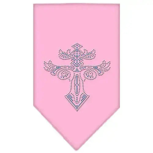 Warriors-Cross-Rhinestone-Bandana-Light-Pink-Large-GreatEagleInc-333876792