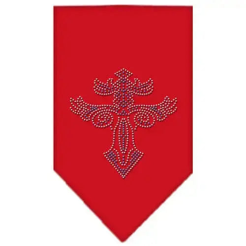 Warriors-Cross-Rhinestone-Bandana-Red-Small-GreatEagleInc-333939314