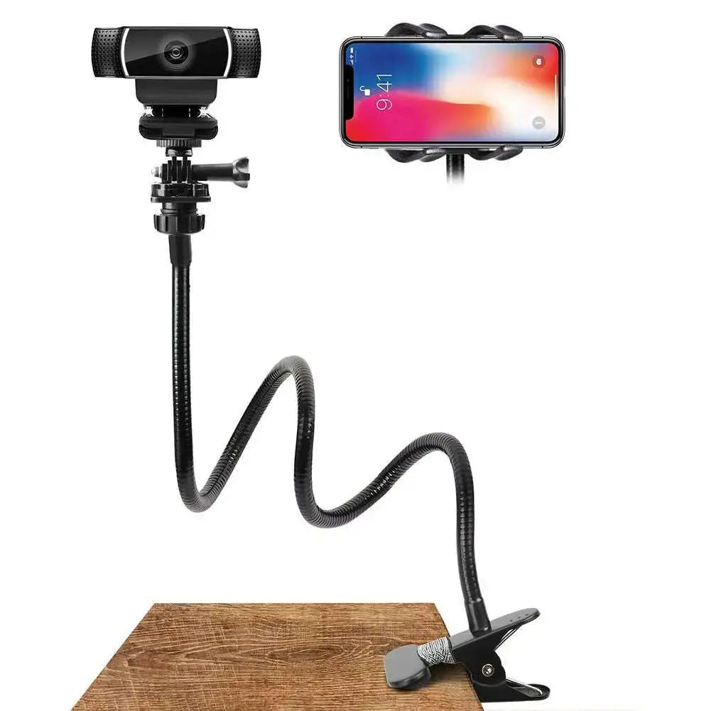 Webcam-Stand-Holder-Enhanced-Desk-Jaw-Camera-Clamp-Bracket-With-Flexible-Gooseneck-Camera-Stand-for-Logitech-Webcam-GreatEagleInc-334092563