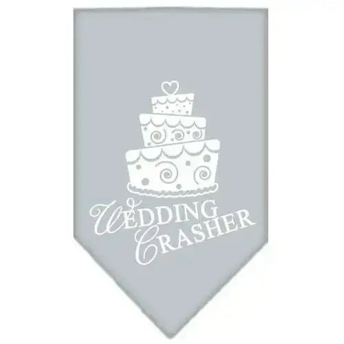 Wedding-Crasher-Screen-Print-Bandana-Grey-Large-GreatEagleInc-318966237
