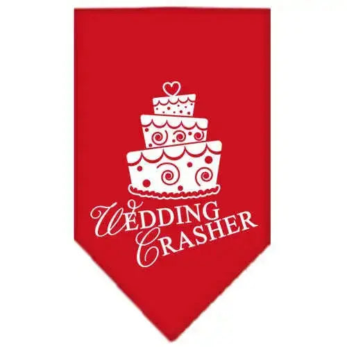 Wedding-Crasher-Screen-Print-Bandana-Red-Small-GreatEagleInc-318967858