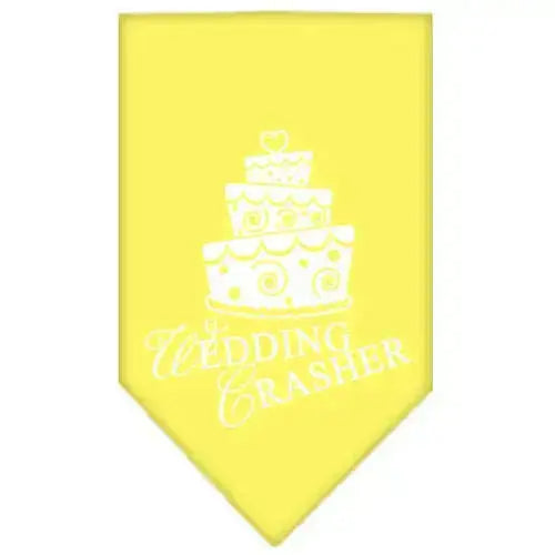 Wedding-Crasher-Screen-Print-Bandana-Yellow-Large-GreatEagleInc-318966957