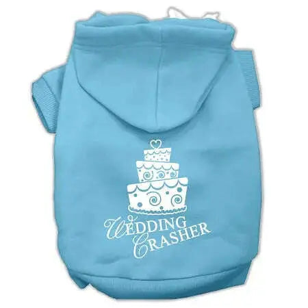 Wedding-Crasher-Screen-Print-Pet-Hoodies-Baby-Blue-Size-Xxl-GreatEagleInc-319920391