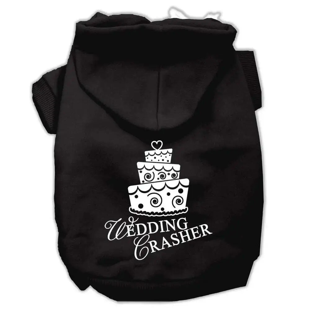 Wedding-Crasher-Screen-Print-Pet-Hoodies-Black-Size-Xxl-GreatEagleInc-319920275