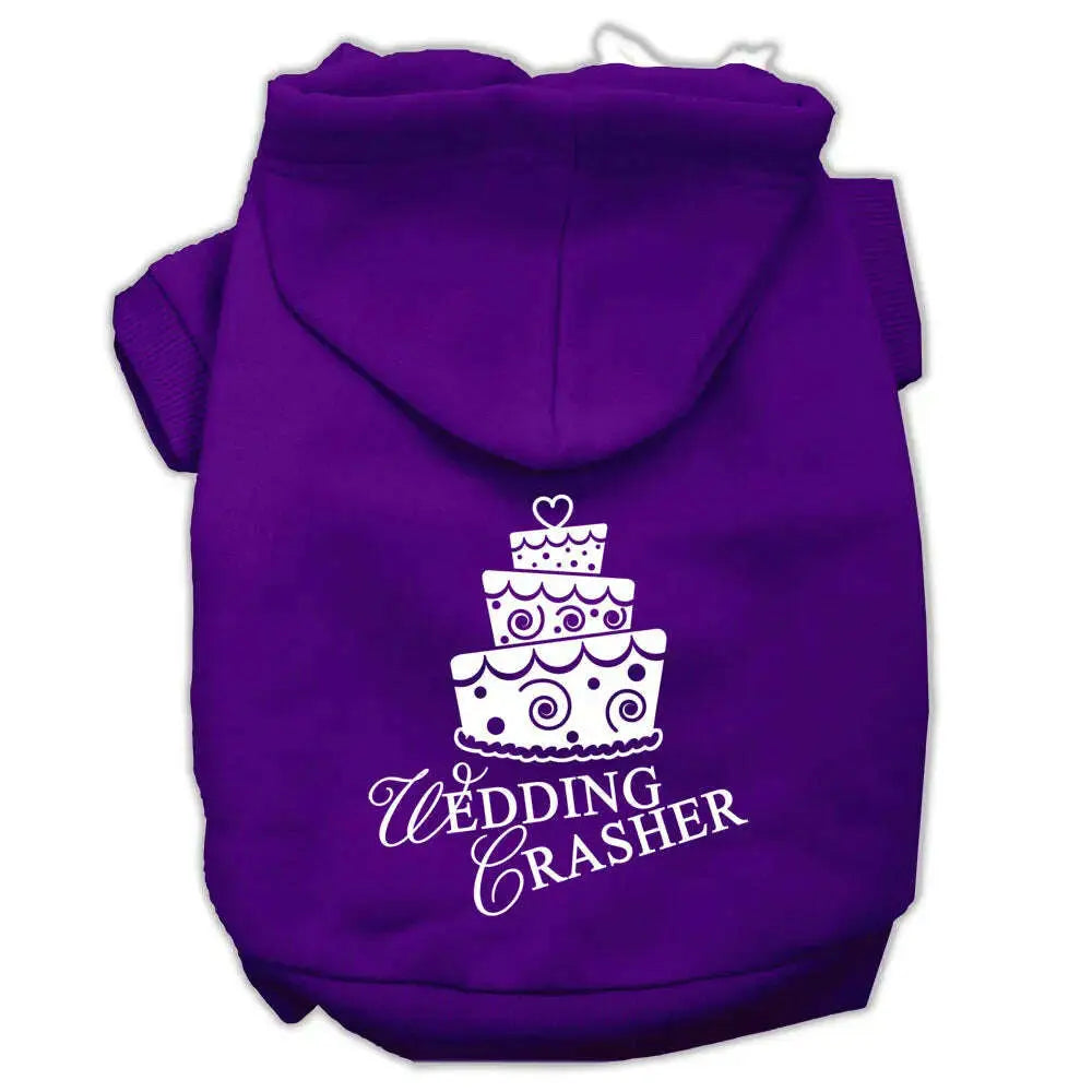 Wedding-Crasher-Screen-Print-Pet-Hoodies-Purple-Size-Xxxl-GreatEagleInc-319918841