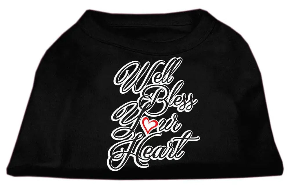 Well-Bless-Your-Heart-Screen-Print-Dog-Shirt-Black-Xxl-GreatEagleInc-334281497
