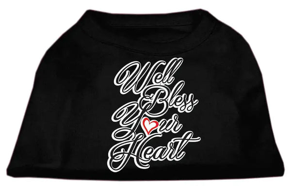 Well-Bless-Your-Heart-Screen-Print-Dog-Shirt-Black-Xxxl-GreatEagleInc-334282776