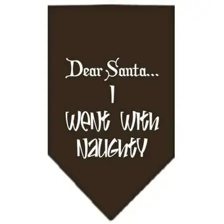 Went-With-Naughty-Screen-Print-Bandana-Cocoa-Small-GreatEagleInc-319838479