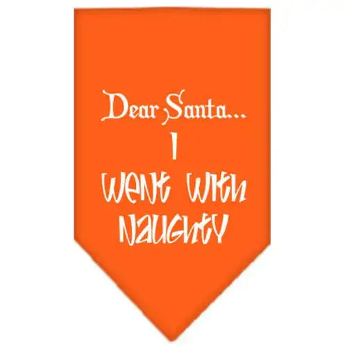 Went-With-Naughty-Screen-Print-Bandana-Orange-Small-GreatEagleInc-319837923