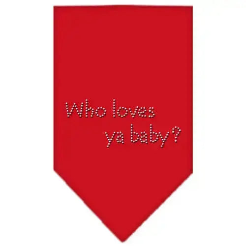 Who-Loves-Ya-Baby-Rhinestone-Bandana-Red-Large-GreatEagleInc-318556991