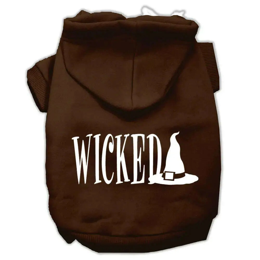 Wicked-Screen-Print-Pet-Hoodies-Brown-Size-Xl-GreatEagleInc-319450491