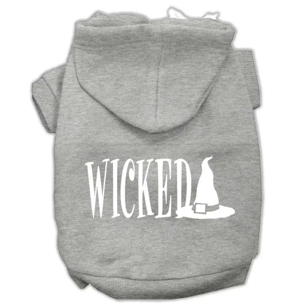 Wicked-Screen-Print-Pet-Hoodies-Grey-Size-S-GreatEagleInc-319451246