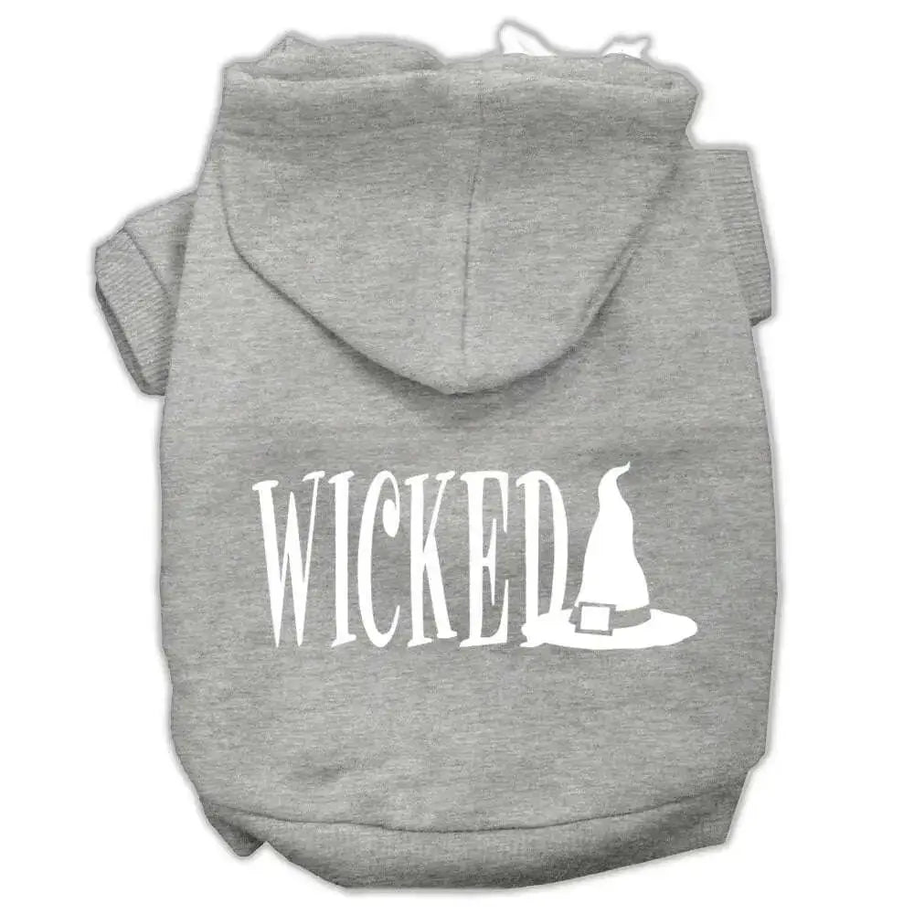 Wicked-Screen-Print-Pet-Hoodies-Grey-Size-Xl-GreatEagleInc-319450361