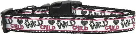 Wild-Child-Nylon-Dog-Collar-Medium-Narrow-GreatEagleInc-318785065