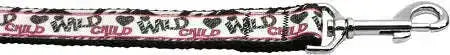 Wild-Child-Nylon-Dog-Leash-3-8-Inch-Wide-4ft-Long-GreatEagleInc-318784761
