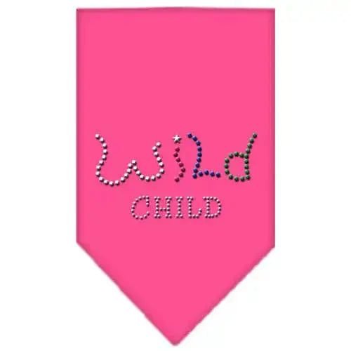 Wild-Child-Rhinestone-Bandana-Bright-Pink-Small-GreatEagleInc-318548223