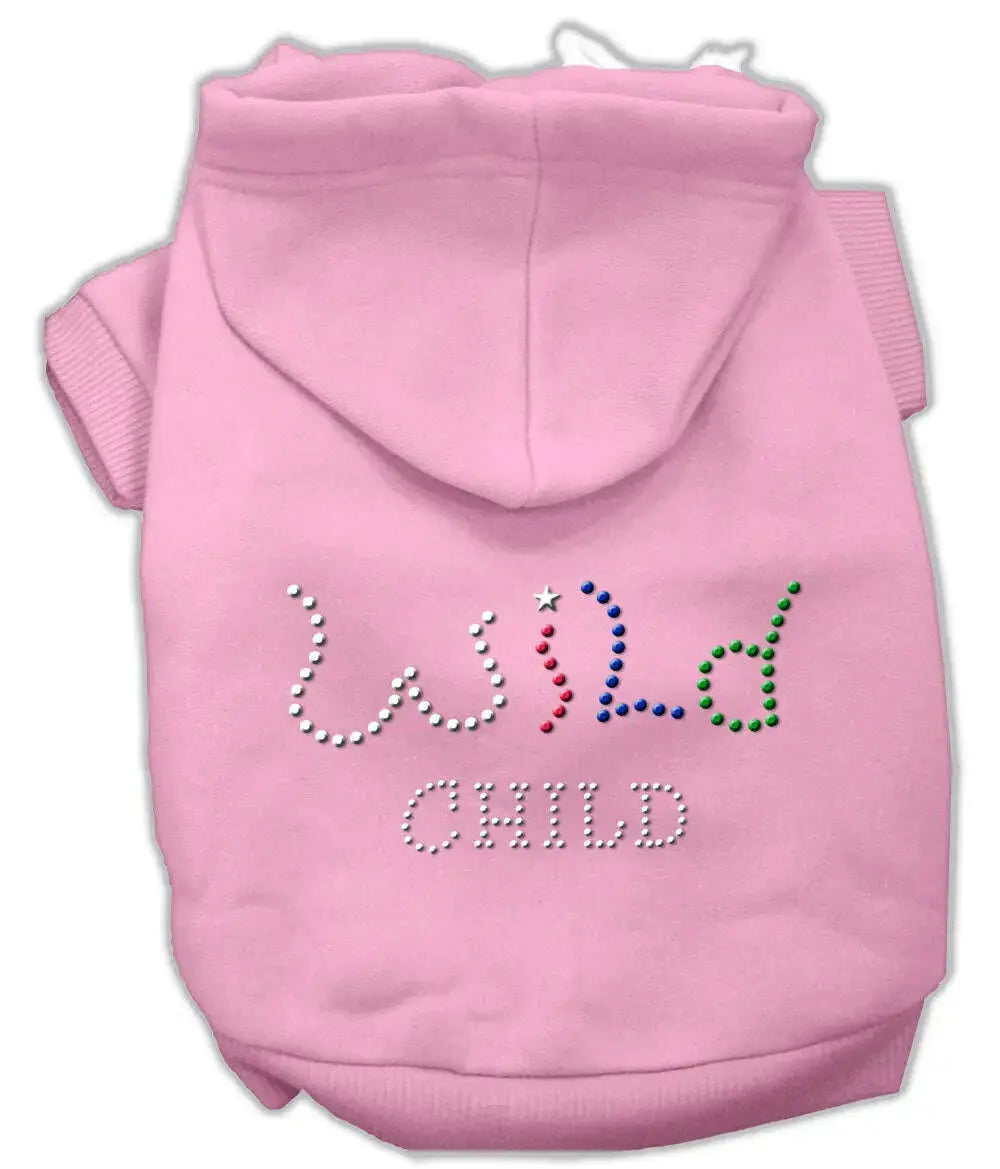 Wild-Child-Rhinestone-Hoodies-Pink-Xs-GreatEagleInc-319549610
