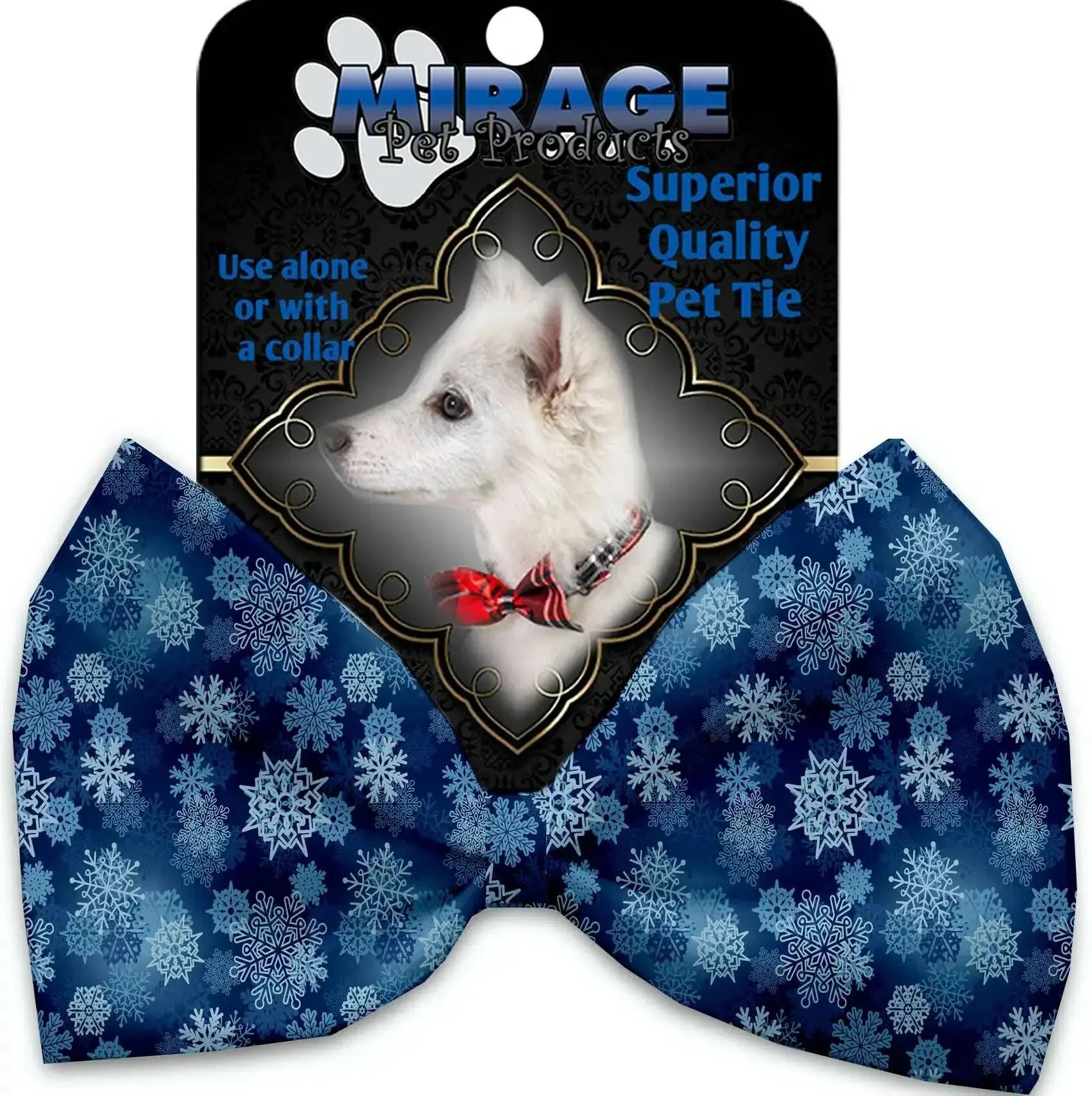Winter-Wonderland-Pet-Bow-Tie-Collar-Accessory-With-Velcro-GreatEagleInc-318791890
