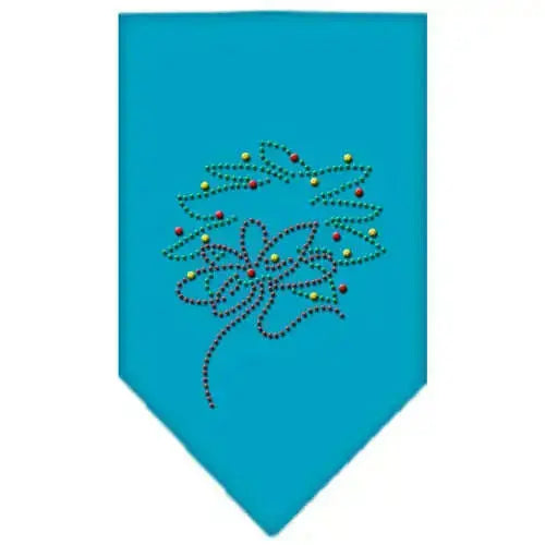Wreath-Rhinestone-Bandana-Turquoise-Small-GreatEagleInc-319042437