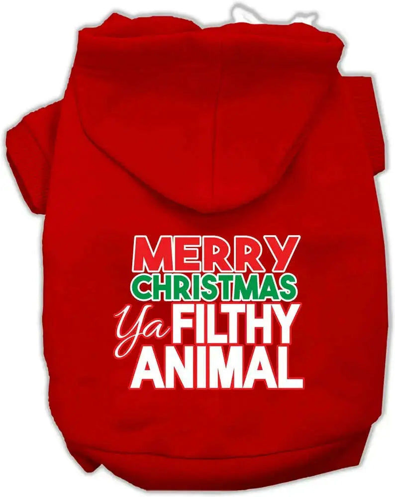 Ya-Filthy-Animal-Screen-Print-Pet-Hoodie-Red-Med-GreatEagleInc-333801065