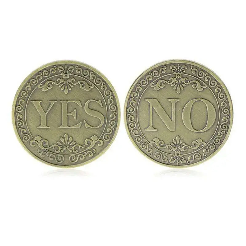 Yes-Or-No-Lucky-Decision-Coin-Bronze-Commemorative-Coin-Retro-Collection-Classic-Tricks-Toys-Home-Decoration-Crafts-GreatEagleInc-334020210