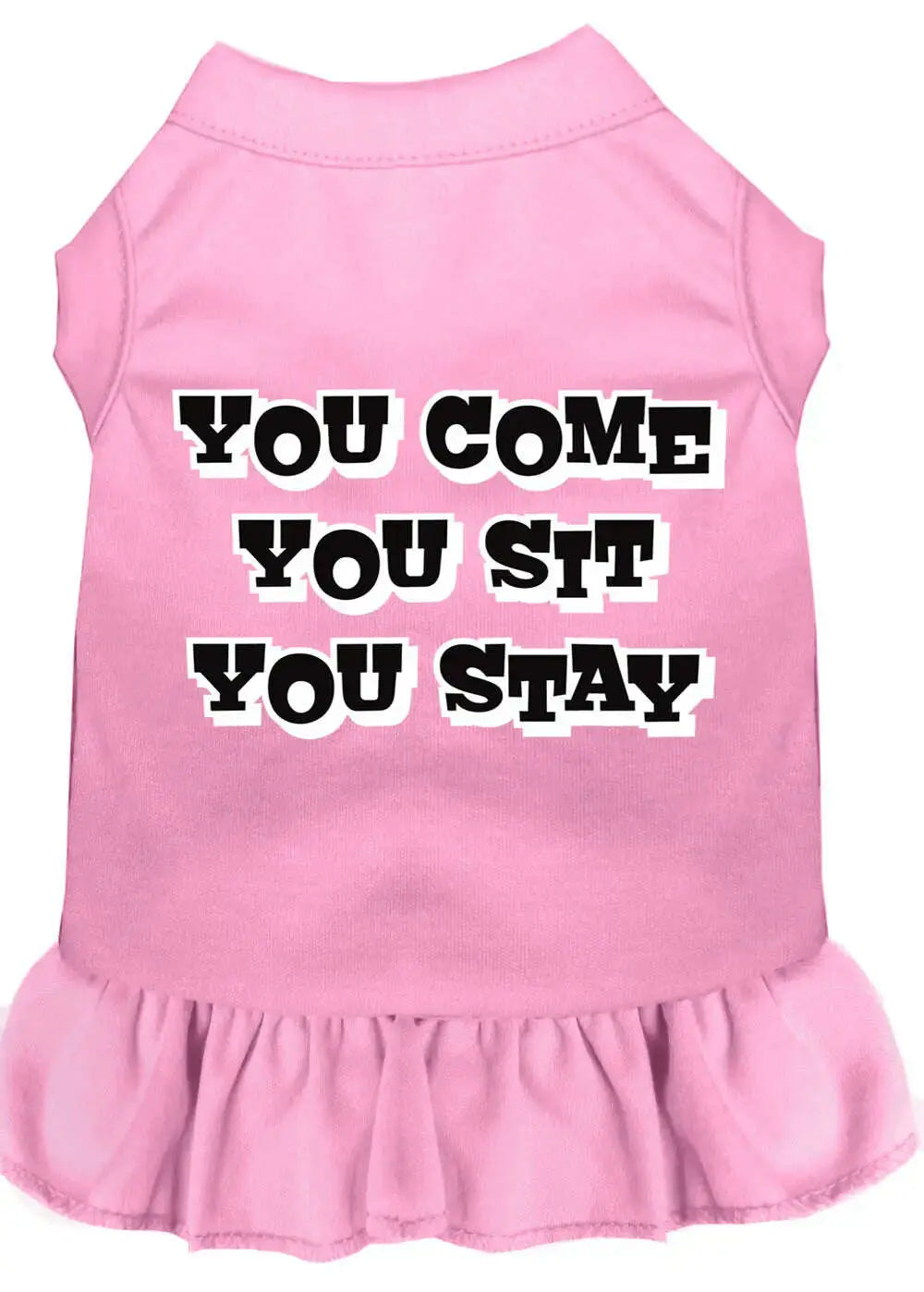 You-Come_-You-Sit_-You-Stay-Screen-Print-Dress-Light-Pink-Xl-GreatEagleInc-318875597