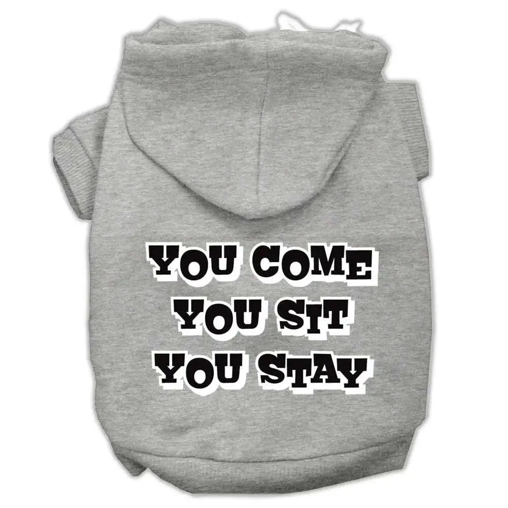 You-Come_-You-Sit_-You-Stay-Screen-Print-Pet-Hoodies-Grey-Size-M-GreatEagleInc-319954549