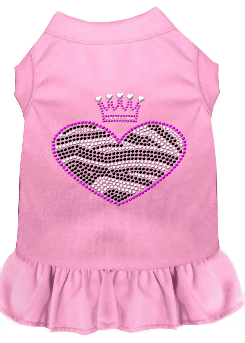 Zebra-Heart-Rhinestone-Dress-Light-Pink-Med-GreatEagleInc-320072675