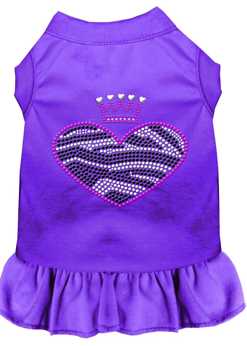 Zebra-Heart-Rhinestone-Dress-Purple-Med-GreatEagleInc-320072548