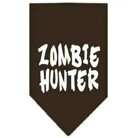 Zombie-Hunter-Screen-Print-Bandana-Cocoa-Small-GreatEagleInc-319081539