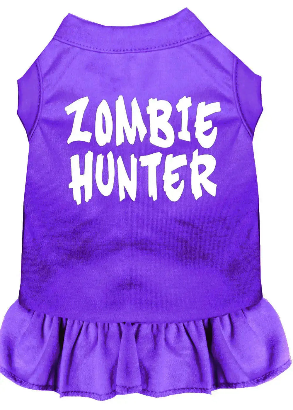 Zombie-Hunter-Screen-Print-Dress-Purple-Xl-GreatEagleInc-320085021
